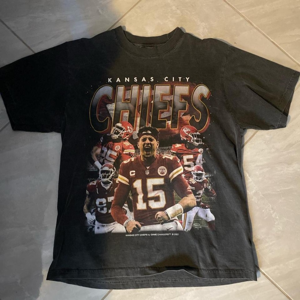 Dark Grey Kansas City Chiefs vintage tee